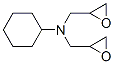 N,N-bis(2,3-epoxypropyl)cyclohexylamine Structure