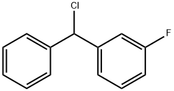 1-(CHLOROPHENYLMETHYL)-3-FLUORO-BENZENE 结构式