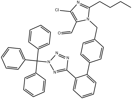 N-Trityl Losartan Carboxaldehyde,133910-00-6,结构式