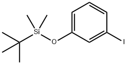 叔丁基(3-碘苯氧基)二甲基硅烷, 133910-12-0, 结构式