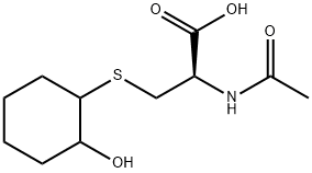 N-acetyl-S-(2-hydroxycyclohexyl)cysteine Structure