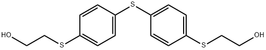 4,4''-Bis-(2-hydroxyethylthiophenyl)-sulfide Structure