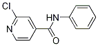 2-クロロ-N-フェニルピリジン-4-カルボキサミド 化学構造式