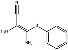 2,3-DIAMINO-3-(PHENYLTHIO)-2-PROPENENITRILE,133940-69-9,结构式