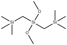 BIS(TRIMETHYLSILYLMETHYL)DIMETHOXYSILANE Structure