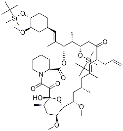 24,32-ビス-O-(TERT-ブチルジメチルシリル)-FK-506 化学構造式