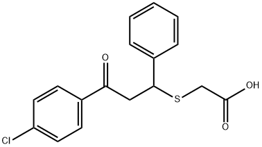 133961-81-6 2-{[3-(4-Chlorophenyl)-3-oxo-1-phenylpropyl]thio}acetic acid
