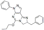 2,7-dihydro-7-phenyl-2-(phenylmethyl)-5-propoxy-3H-imidazo(1,2-c)pyrazolo(4,3-e)pyrimidine 结构式