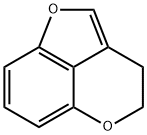 Furo[4,3,2-de][1]benzopyran,  3,4-dihydro- 化学構造式