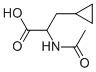 2-ACETYLAMINO-3-CYCLOPROPYLPROPIONIC ACID Structure