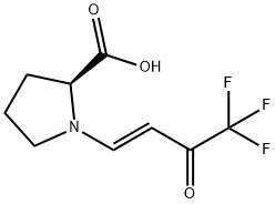 1-(4,4,4-TRIFLUORO-3-OXO-BUT-1-ENYL)-PYRROLIDINE-2-CARBOXYLIC ACID|1-(4,4,4-三氟-3-氧代-1-丁烯)-吡咯烷-2-羧酸