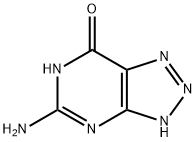 8-氮鸟嘌呤,134-58-7,结构式
