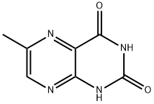 6-Methyl-2,4(1H,3H)-pteridinedione 结构式