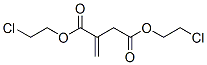bis(2-chloroethyl) 2-methylidenebutanedioate|