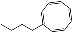 1-Butylcyclooctatetraene Struktur