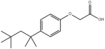 Acetic acid, [4-(1,1,3,3-tetramethylbutyl)phenoxy]- 结构式