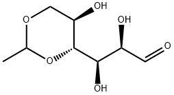4,6-O-ETHYLIDENE-D-GLUCOPYRANOSE 结构式