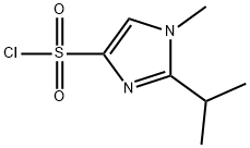 1-METHYL-2-(PROPAN-2-YL)-1H-IMIDAZOLE-4-SULFONYL CHLORIDE, 1340300-24-4, 结构式