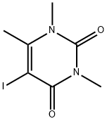1,2,3,4-TETRAHYDRO-5-IODO-1,3,6-TRIMETHYL-2,4-DIOXOPYRIMIDINE,134039-54-6,结构式