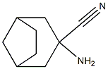 Bicyclo[3.2.1]octane-3-carbonitrile, 3-amino-, exo- (9CI) Struktur