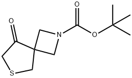 8-氧代-6-硫-2-氮杂环螺[3.4]辛-2-羧酸叔丁酯, 1340481-95-9, 结构式