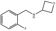N-(2-Fluorobenzyl)oxetan-3-amine Struktur