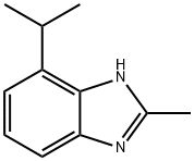 1H-Benzimidazole,2-methyl-4-(1-methylethyl)-(9CI) Structure