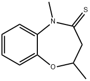 1,5-Benzoxazepine-4(5H)-thione,  2,3-dihydro-2,5-dimethyl-|