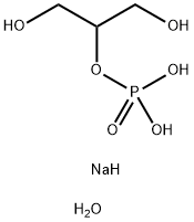 β-Glycerophosphate disodium salt pentahydrate Struktur