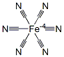 hexacyanoferrate II,13408-63-4,结构式
