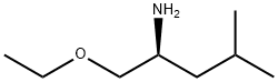 (S)-1-乙氧基-4-甲基-2-戊胺 结构式