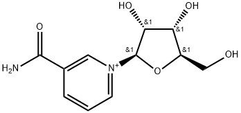 ニコチン酸アミドのリボース 化学構造式