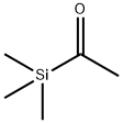 アセチルトリメチルシラン 化学構造式
