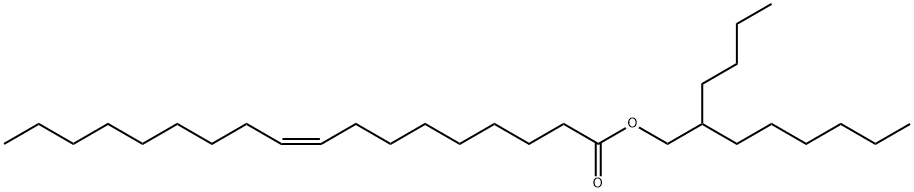 9-Octadecenoic acid (9Z)-, 2-butyloctyl ester,134112-37-1,结构式
