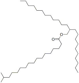 Isooctadecanoic acid, 2-decyltetradecyl ester 化学構造式