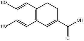 2-Naphthalenecarboxylic acid, 3,4-dihydro-6,7-dihydroxy- (9CI) Structure