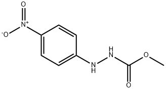 methyl N-[(4-nitrophenyl)amino]carbamate Structure