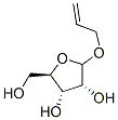 allyl ribofuranoside Struktur