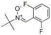 2,6-difluorophenyl-N-tert-butylnitrone 化学構造式