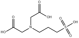 Homotaurine N,N-Diacetic Acid Struktur