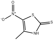 4-Methyl-5-nitrothiazole-2(3H)-thione Structure