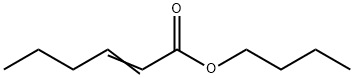 2-Hexenoic acid, butyl ester Structure