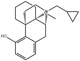 N-cyclopropylmethyl-4-hydroxy-14-methoxymorphinan Structure