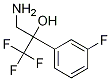 3-AMino-1,1,1-trifluoro-2-(3-fluorophenyl)propan-2-ol Structure