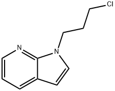 1-(3-chloropropyl)-1H-pyrrolo[2,3-b]pyridine Struktur