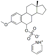 pyridinium 3-methoxyestra-1,3,5(10)-trien-6-yl sulfate Structure