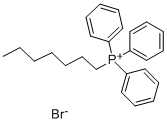 (1-庚基)三苯基溴化磷,13423-48-8,结构式