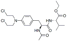 N-[N-아세틸-4-[비스(2-클로로에틸)아미노]페닐알라닐]발린에틸에스테르
