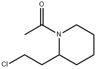 Ethanone,  1-[2-(2-chloroethyl)-1-piperidinyl]- Structure