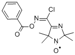 2,2,5,5-TETRAMETHYL-4-BENZOYLOXYIMINOCHLOROMETHYL-3-IMIDAZOLINE-1-OXYL 结构式